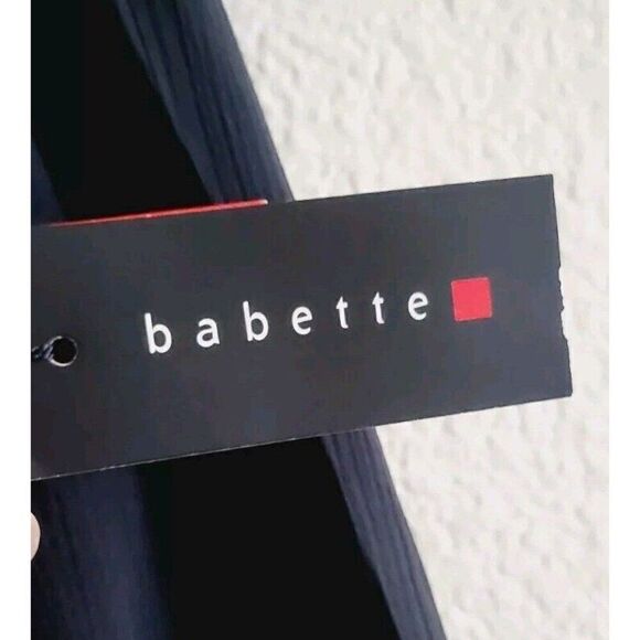 Babette Crop City Pleated Urban Pants Size P Black High-Rise Small - Picture 8 of 9